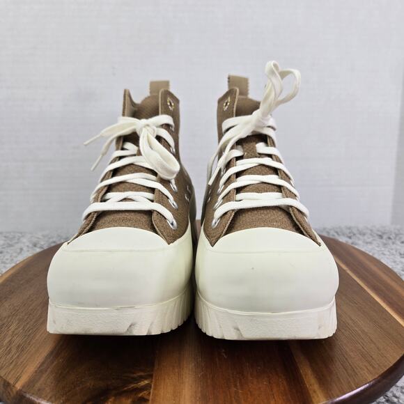 Converse CTAS Lugged Hi 2.0 Autumn Embroidery Sand Dune Platform Sneaker Women 8 - Picture 4 of 13